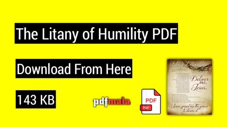 The Litany of Humility